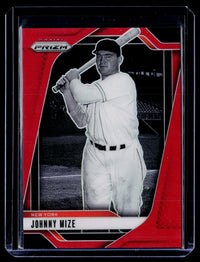 2025 Panini Prizm Baseball Johnny Mize Red Prizm #113 123/299 - front