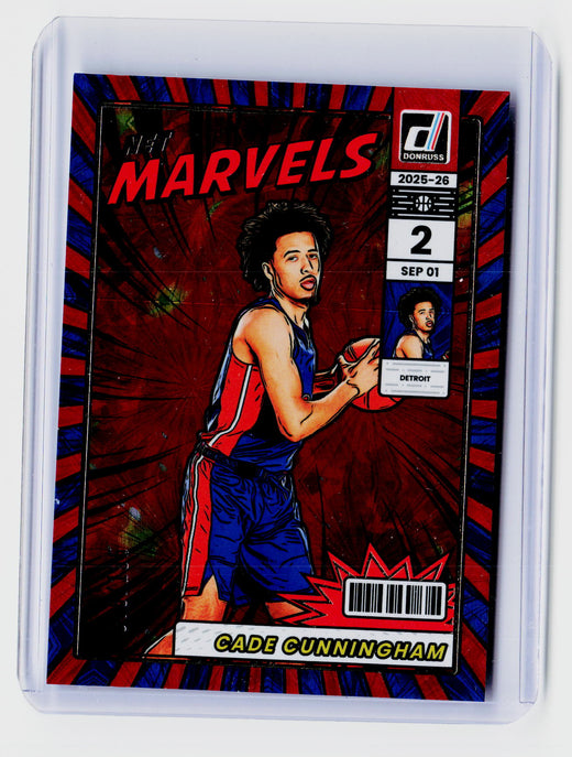2025-26 Panini Net Marvels Cade Cunningham #14 /185 - front