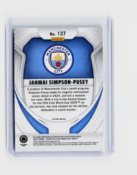 2025 Panini Prizm FIFA Club World Cup Jahmai Simpson-Pusey RC #137 Manchester City - back