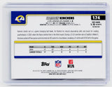 2025 Topps Chrome Football Kamren Kinchens #174 Refractor RC Los Angeles Rams - back
