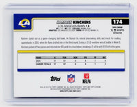 2025 Topps Chrome Football Kamren Kinchens #174 Refractor RC Los Angeles Rams - back