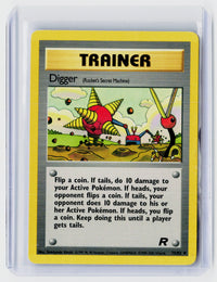 2000 Pokémon Team Rocket Digger Trainer Card #75/82 - front