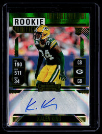 2024 Panini Contenders Rookie Ticket Kalen King Auto #197 - front