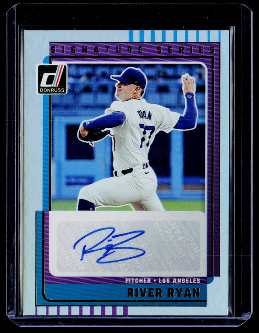 2025 Panini Donruss Signature Series Laser Autograph River Ryan SG-RRY - front