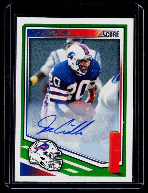 2025 Panini Score Football Joe Cribbs Base Signatures Autograph #293 - front