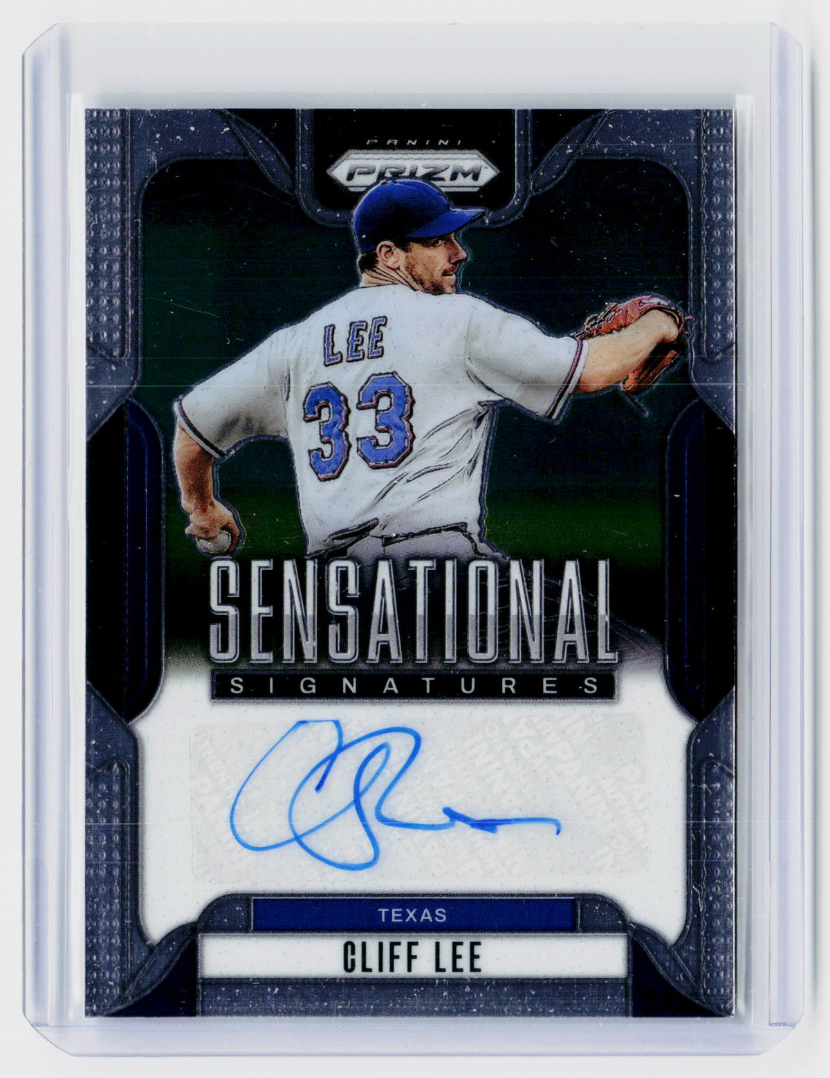 2025 Panini Prizm Baseball Sensational Signatures Cliff Lee Autograph SS-CL - front