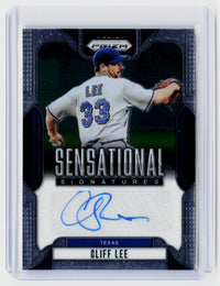 2025 Panini Prizm Baseball Sensational Signatures Cliff Lee Autograph SS-CL - front