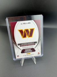 2024 Panini Totally Certified New Generation Jerseys Jayden Daniels Rookie Jersey Card NGJ-JDS - back