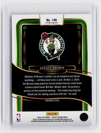 2024-25 Panini Select Basketball Jaylen Brown Premier Level #146 - back