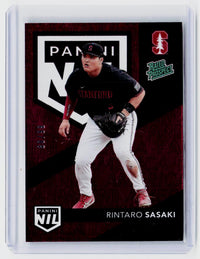 2025 Panini The National Rated Prospect Rintaro Sasaki Stanford Cardinal NIL10 - front
