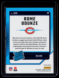 2024 Panini Donruss Optic Rated Rookie Rome Odunze Pink Holo #309 - back