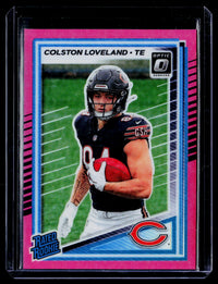2025 Panini Donruss Optic Football Colston Loveland Rated Rookie #204 Chicago Bears - front