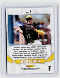 2026 Panini Donruss Elite Spellbound Konnor Griffin #5 Pittsburgh - back