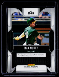 2025 Panini Prizm Baseball Sensational Signatures Max Muncy Rookie Auto #SS-MM - back
