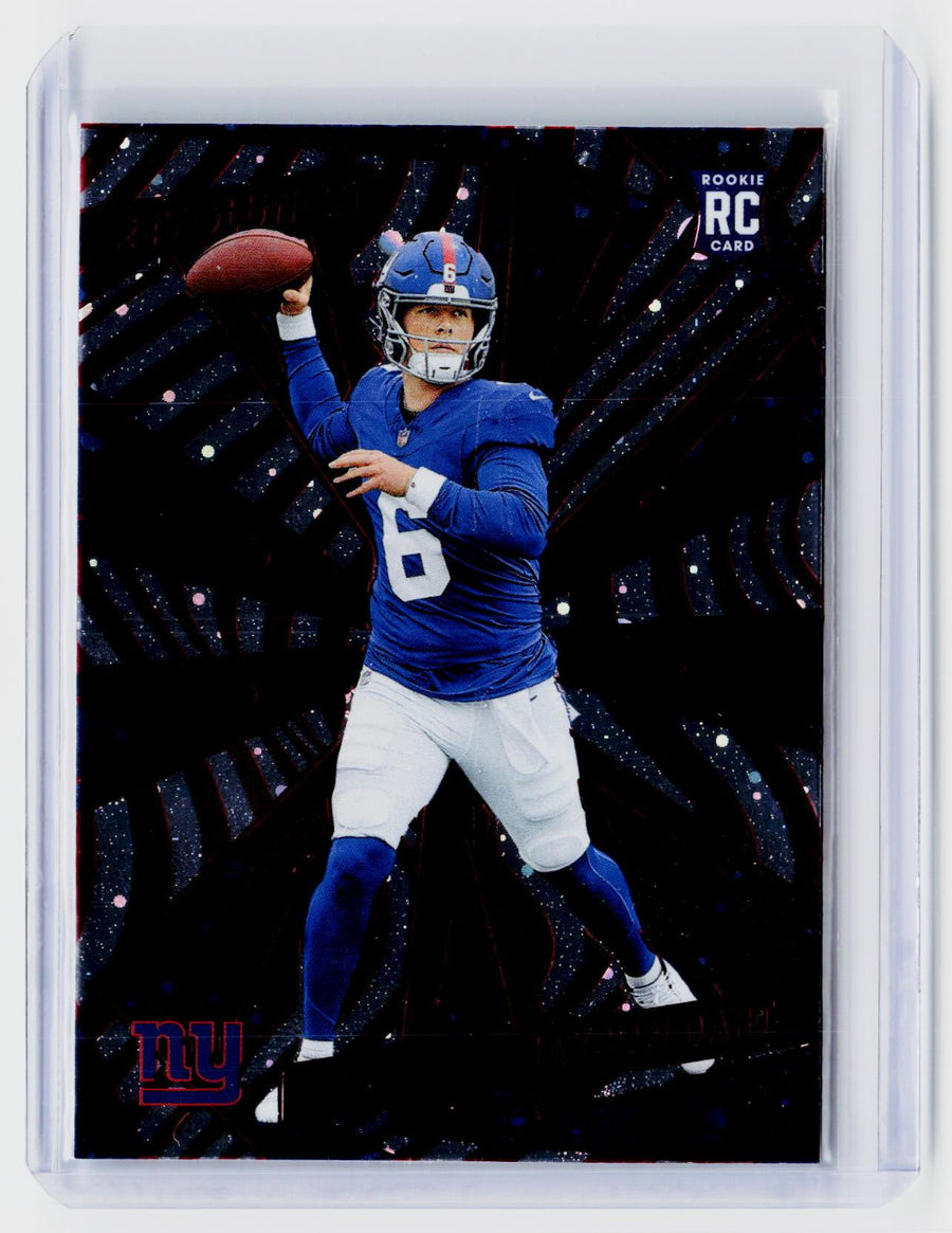 2025 Panini Revolution Football Jaxson Dart Cosmo Rookie Card #219 New York Giants - front