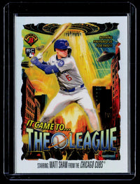 2025 Topps Bowman It Came to the League Matt Shaw Rookie #IT-11 - front