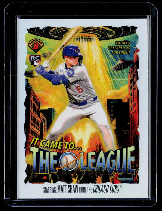2025 Topps Bowman It Came to the League Matt Shaw Rookie #IT-11 - front
