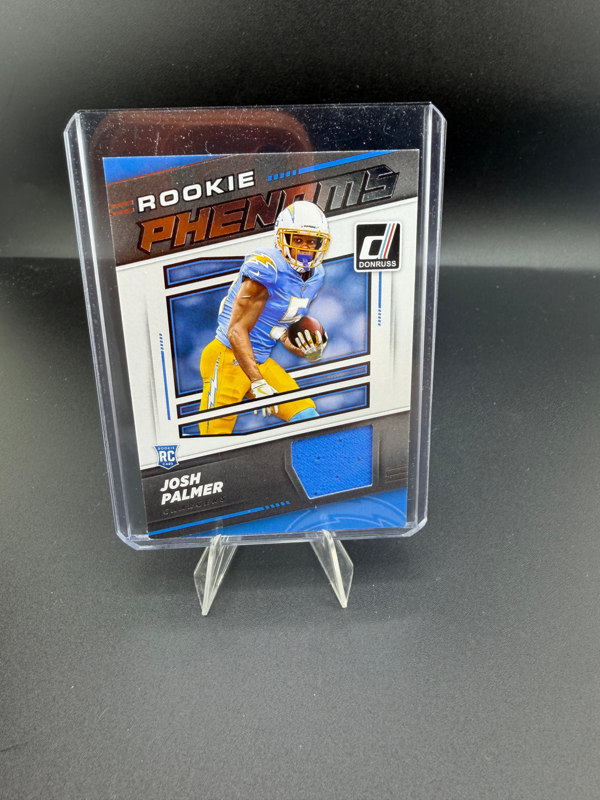 2021 Panini Donruss Rookie Phenoms Josh Palmer Rookie Jersey Card RPJ-JPA - front