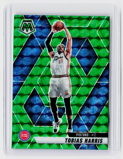 2024-25 Panini Mosaic Basketball Tobias Harris Green Mosaic #174 Detroit Pistons - front