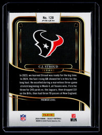 2024 Panini Select Football Premier Level C.J. Stroud #128 - back
