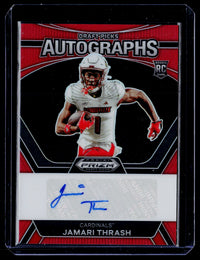 2024 Panini Prizm Draft Picks Jamari Thrash Draft Picks Autographs Rookie Card DPA-JTH - front
