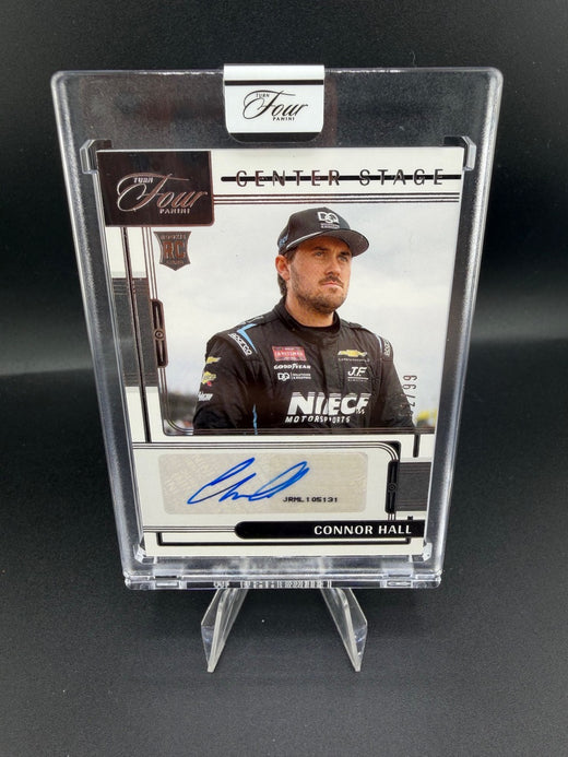 2026 Panini Turn Four Racing Center Stage Connor Hall RC Autograph /99 CS-CHL - front