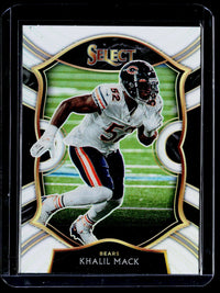 2020 Panini Select Football Concourse Khalil Mack #8 Chicago Bears - front