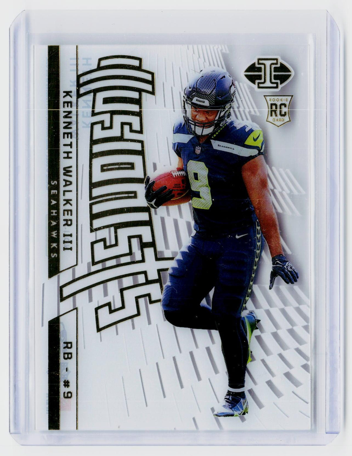 2022 Panini Illusions Illusionists Kenneth Walker III Rookie #I-14 - front