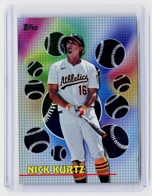 2026 Topps Titans of the Game Nick Kurtz TOG-22 Athletics Rookie Card - front