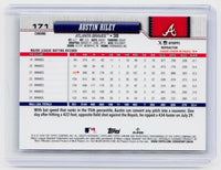 2026 Topps Chrome Refractor Austin Riley #171 Atlanta Braves - back