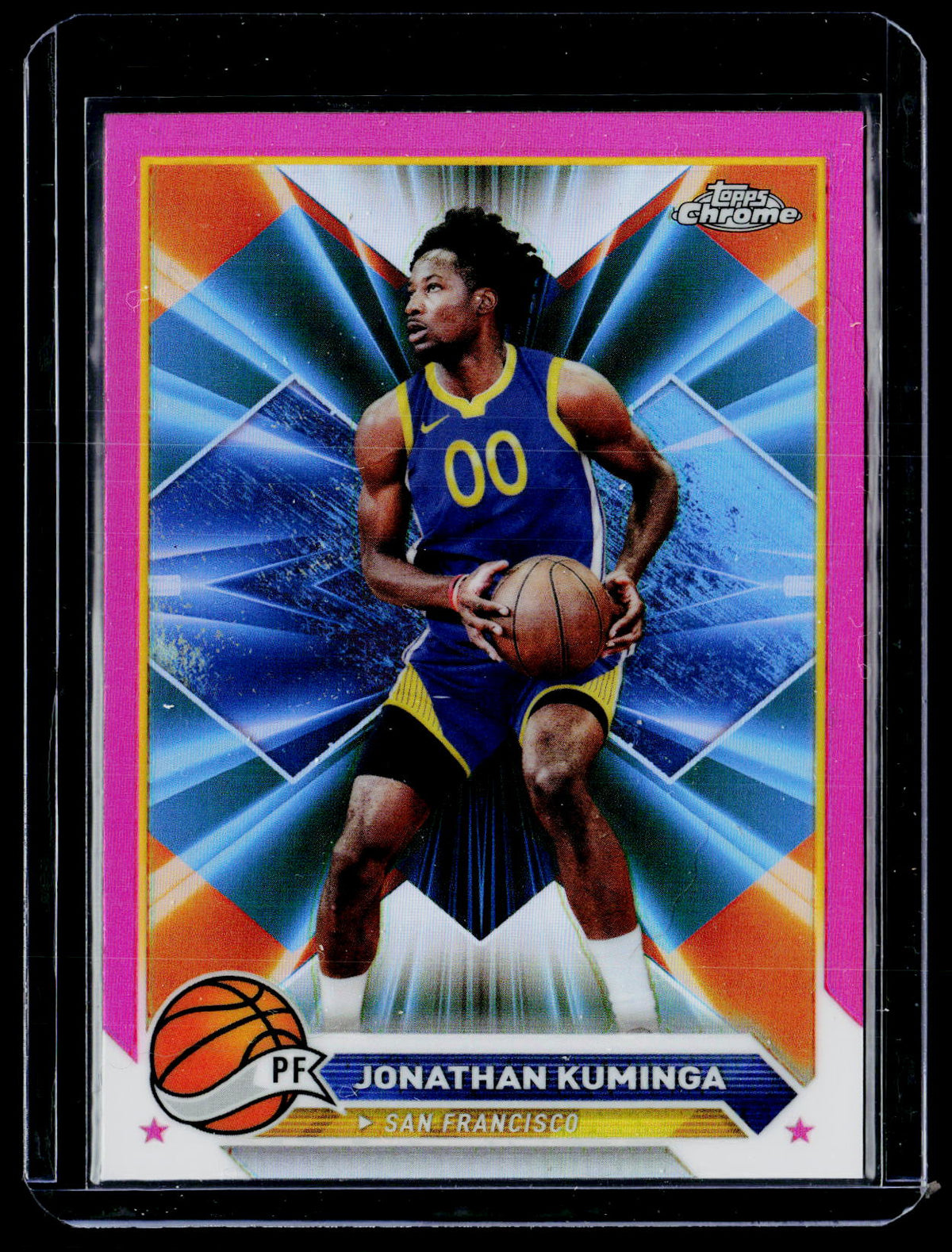 2024 Topps Chrome Basketball Jonathan Kuminga #122 - front