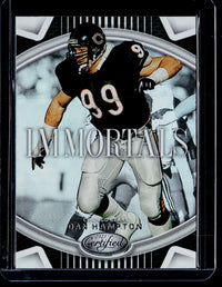 2023 Panini Certified Football Immortals Dan Hampton I-17 Chicago Bears - front