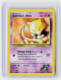 2000 Pokémon Gym Heroes Sabrina's Abra 91/132 - front