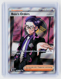 2026 Pokémon TCG Mega Evolution—Ascended Heroes Boss's Orders Corbeau 256/207 - front