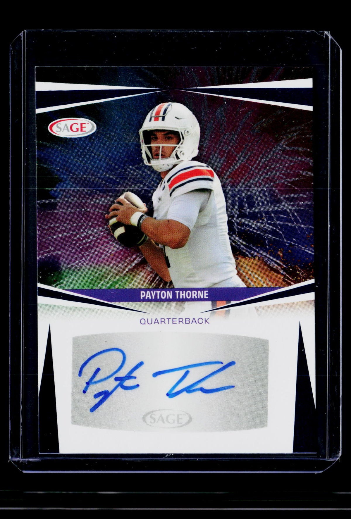 2025 SAGE Autograph Purple High Series Payton Thorne A-PT Auto - front