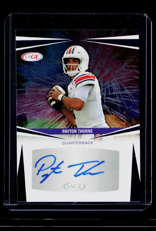2025 SAGE Autograph Purple High Series Payton Thorne A-PT Auto - front