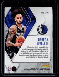 2023-24 Panini Phoenix Basketball Dereck Lively II Rookie #290 - back