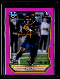 2026 Topps Bowman Chrome Cam Cook Pink Refractor #BCP-178 /299 - front