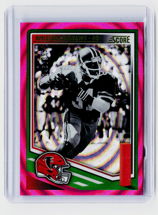 2025 Panini Score Football William Andrews #197 Atlanta Falcons /399 - front