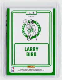 2024-25 Panini Donruss Optic Winner Stays Larry Bird #19 Boston Celtics - back