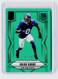 2025 Panini Donruss Elite Football Brian Burns Aspirations Lime Green #41 /999 - front