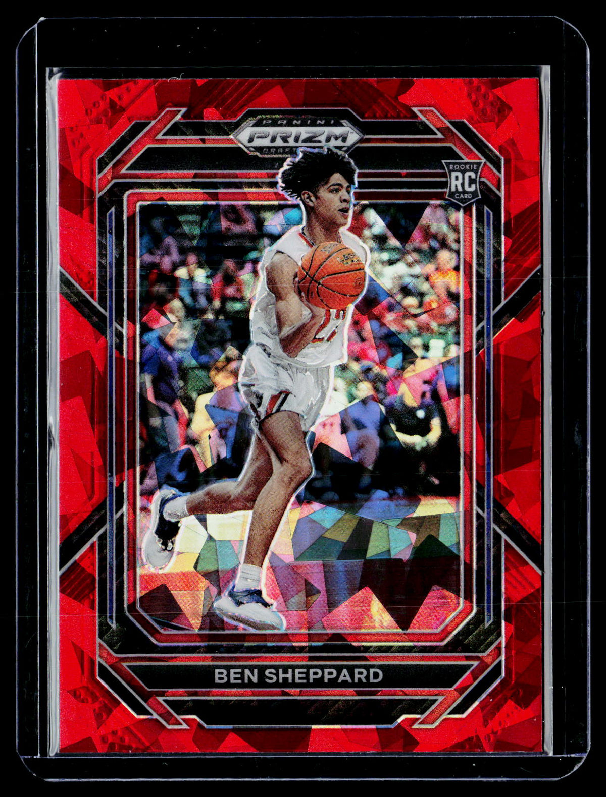 2023 Panini Prizm Draft Picks Ben Sheppard #34 Red Prizm Rookie Card - front