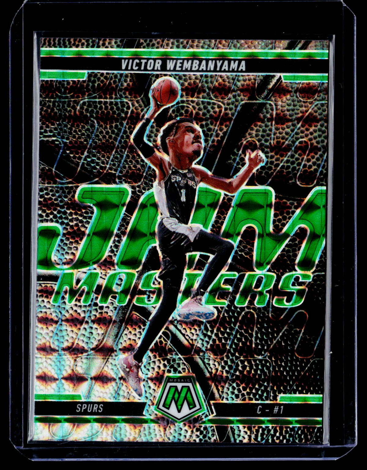 2024-25 Panini Mosaic Jam Masters Victor Wembanyama #4 Spurs - front