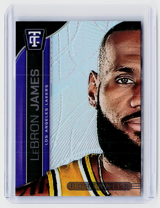 2024-25 Panini Totally Certified Basketball LeBron James #9 Los Angeles Lakers - front