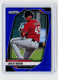 2025 Panini Prizm Baseball Jarlin Susana #272 Blue Prizm /99 - front