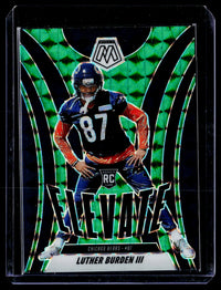 2025 Panini Mosaic Football Green Mosaic Rookie #7 Luther Burden III Chicago Bears - front