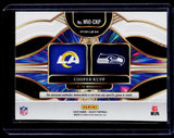 2025 Panini Select Football Cooper Kupp Memorabilia Card MVJ-CKP - back