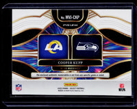 2025 Panini Select Football Cooper Kupp Memorabilia Card MVJ-CKP - back