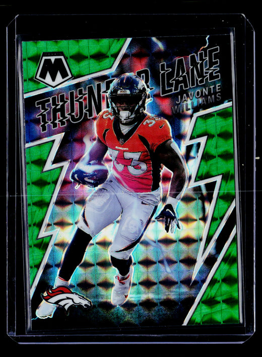 2022 Panini Mosaic Touchdown Masters Javonte Williams #TL-16 Denver Broncos - front
