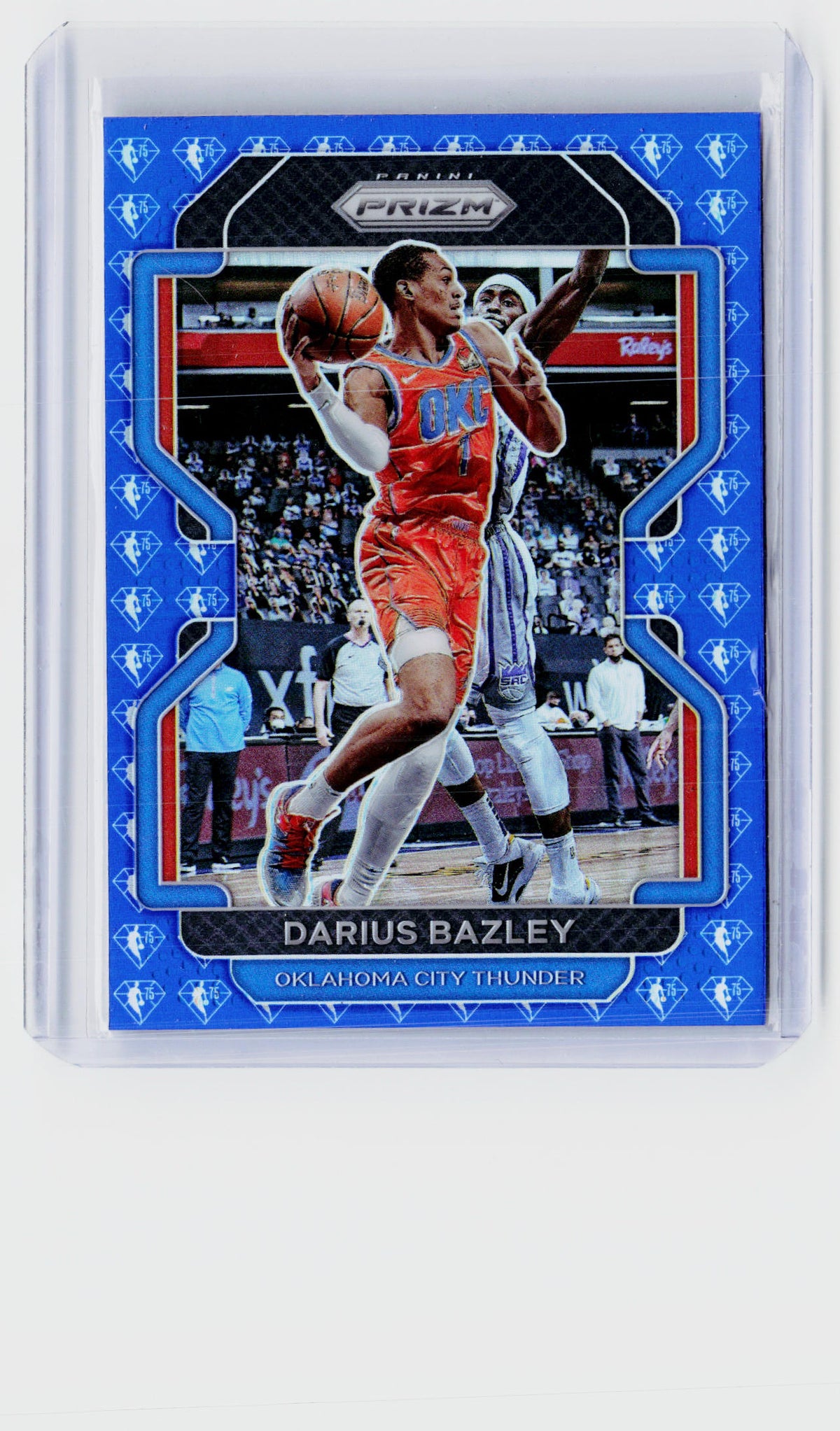 2021-22 Panini Prizm NBA 75th Anniversary Darius Bazley #237 Oklahoma City Thunder - front
